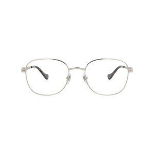 Gucci Round-Frame Metal Optical Frames Silver Womens